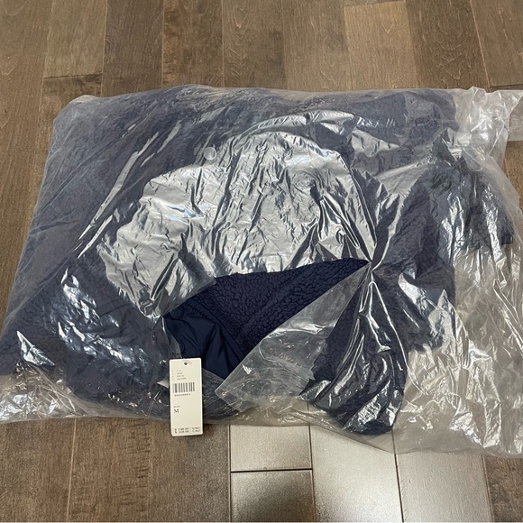 Free People Hit the Slopes Jacket in Navy - Picture 3 of 4